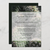 Cactus Wedding Kaart (Voorkant / Achterkant)