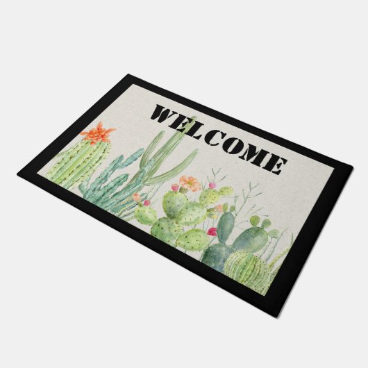 Cactus Welkomstdeurmat Deurmat (Schuin)