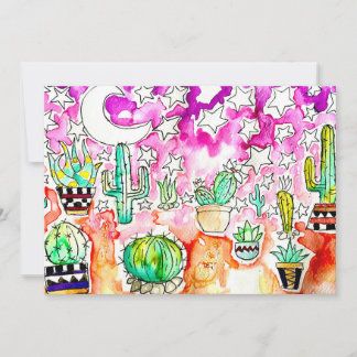 Cactus wenskaart