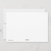 Cactus Wenskaart Feestdagenkaart (Achterkant)