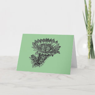 Cactus Wenskaart Kaart