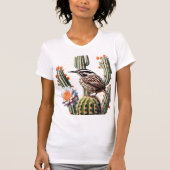Cactus werd omringd door Saguaro Cactus Blossom T-shirt (Voorkant)