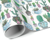 Cactus Western | Verjaardag | Inpakpapier (Rol Hoek)