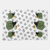 Cactus Witch - Niet een knuffelaar - Halloween Theedoek (Horizontaal)