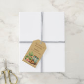 Cactus Woestijn Arizona Cacti Cowboy Bruiloft Cadeaulabel (Met Touw)