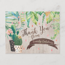 Cactus Woestijn Bruiloft Dank Kaarten