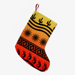 Cactus Woestijn Zonsondergang Kokopelli Zuidwest K Kleine Kerstsok