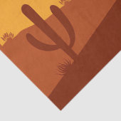 Cactus woestijnlandschap tissuepapier (Detail)