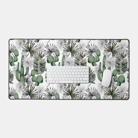Cactus woestijnpatroon bureaumat (Keyboard & Muis)