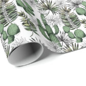 Cactus woestijnpatroon cadeaupapier (Rol Hoek)