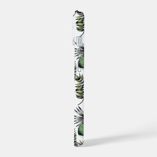 Cactus woestijnpatroon iPhone 15 case (Linkerkant)