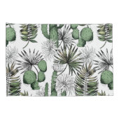 Cactus woestijnpatroon kussensloop (Achterkant-Rechts)