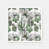 Cactus woestijnpatroon servet (Voorkant)