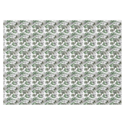 Cactus woestijnpatroon tafelkleed (Voorkant (Horizontaal))