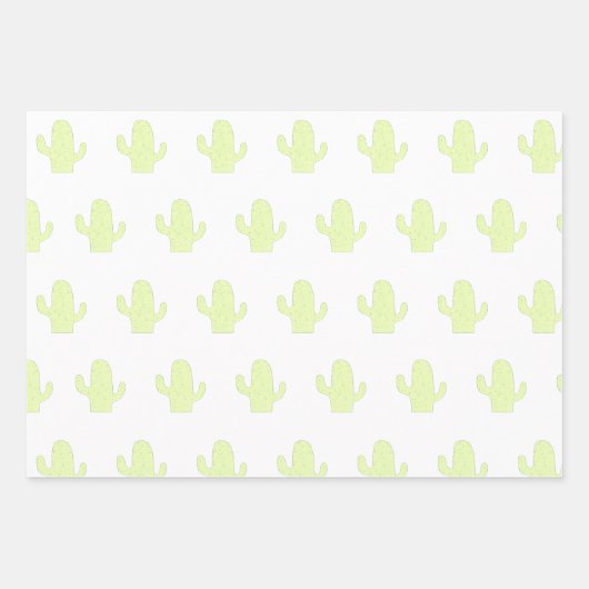 Cactus Wrapping Inpakpapier Vel (Voorkant)