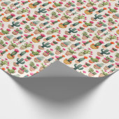 Cactus Wrapping Paper Cadeaupapier (Hoek)
