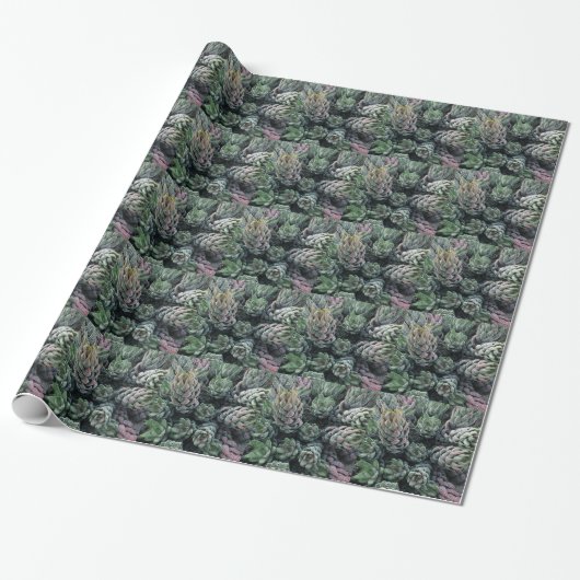 Cactus Wrapping Paper Cadeaupapier (Uitgerold)