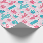 Cactus Wrapping Paper Cadeaupapier (Hoek)