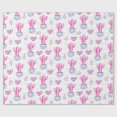 Cactus Wrapping Paper Cadeaupapier (Vlak)