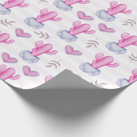 Cactus Wrapping Paper Cadeaupapier (Hoek)