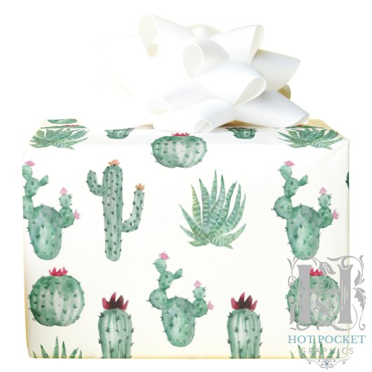 Cactus Wrapping Paper Cadeaupapier