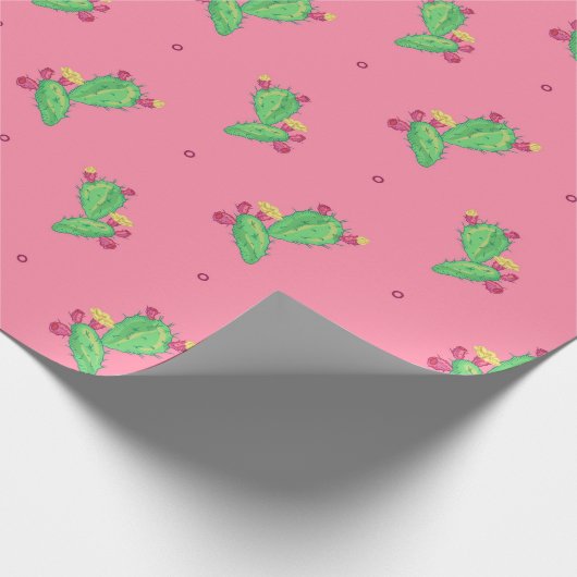 Cactus Wrapping Paper Cadeaupapier (Hoek)