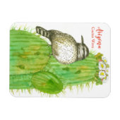 Cactus Wren State Bird of Arizona Magneet (Horizontaal)