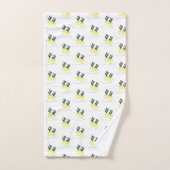 Cactus Yellow Bathroom Towel sets Bad Handdoek (Handdoek)