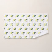 Cactus Yellow Bathroom Towel sets Bad Handdoek (Handdoek)