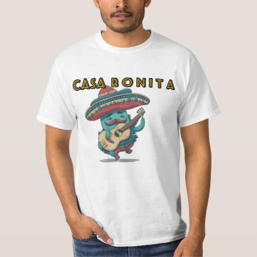 Cactus zangeresCasa Bonita T-shirt (Voorkant)