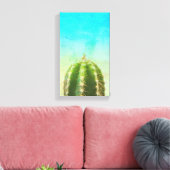 Cactus Zen Canvas Print (Insitu (Woonkamer))