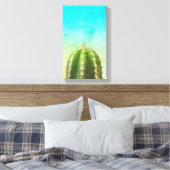 Cactus Zen Canvas Print (Insitu (Slaapkamer))