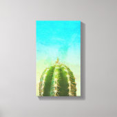 Cactus Zen Canvas Print (Voorkant)