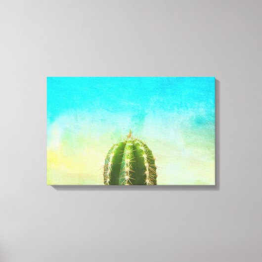Cactus Zen Canvas Print (Voorkant)