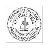 Cactus Zon Algemene Officiële Stempel Naam Locatie (Design)