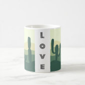 Cactus, zon en woestijn koffiemok (Center)