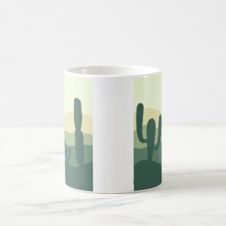 cactus, zon en woestijn koffiemok
