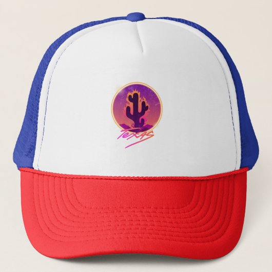 CACTUS ZONSONDERGANG NEON TRUCKER PET (Voorkant)