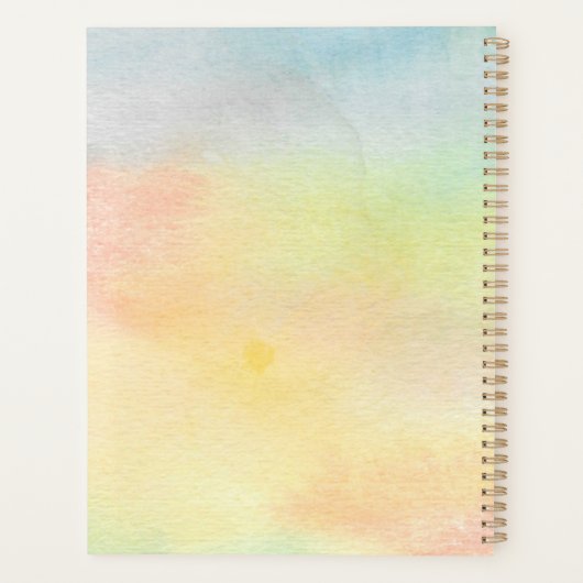 Cactus Zuidwest Woestijn Cactussen Succulent Custo Planner (Achterkant)