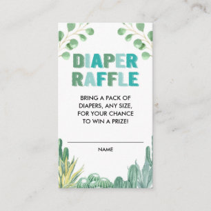 Cactus zuigt blauw groen duikertje op informatiekaartje