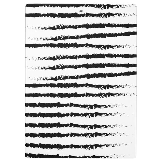 Cactus zwart wit patroon gestript klembord (Achterkant)