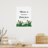 CactusbLOemen  Bruiloft Fiesta  Poster (Keuken)