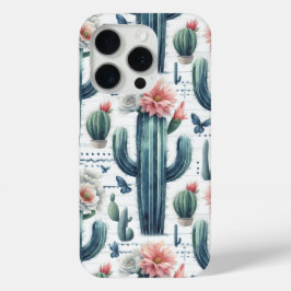 Cactusbloemen iPhone 15 Pro Case