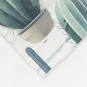 Cactusbloemen Fleece Deken (Hoek)