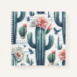 Cactusbloemen Notitieboek