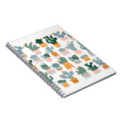 Cactuscollectie in potten ontwerp notitieboek (Rechterzijde)