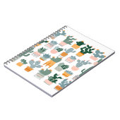 Cactuscollectie in potten ontwerp notitieboek (Linkerzijde)