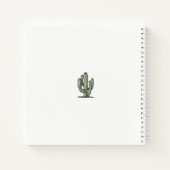 Cactusen Succulente Planten met hand getekend bota Notitieboek (Achterkant)