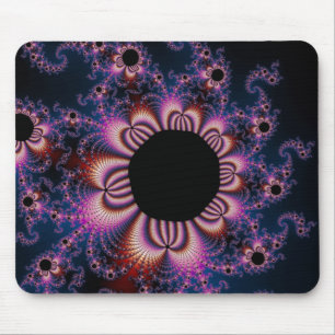 CactusFlowers - Fractal Mousepad Muismat