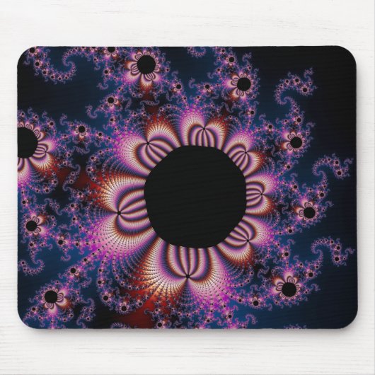 CactusFlowers - Fractal Mousepad Muismat (Voorkant)